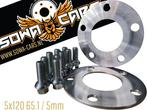 Spacers 5mm VW T5 T6 T6.1 5x120 65,1 Spoorverbreders, Auto diversen, Tuning en Styling, Ophalen of Verzenden