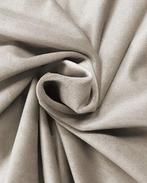 Elegance Fluweel Donker Kiezel, Hobby en Vrije tijd, Stoffen en Lappen, Nieuw, Overige kleuren