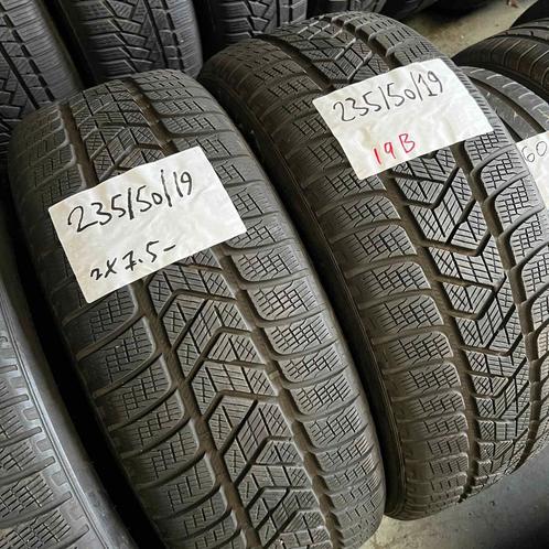 2 x Pirelli 235-50-19 Winterbanden 7,5mm, Auto-onderdelen, Banden en Velgen, 19 inch, Winterbanden, 235 mm, Personenwagen, Gebruikt