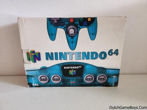 Nintendo 64 / N64 - Console - Ice Blue - Funtastic - Boxed, Spelcomputers en Games, Spelcomputers | Nintendo 64, Gebruikt, Verzenden
