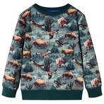 vidaXL Kindertrui 140 donkergroen, Verzenden, Nieuw