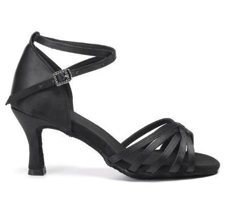 Salsa/Latin dansschoenen met een 7,5 cm flair hak, Sport en Fitness, Dansen, Nieuw, Schoenen, Ophalen of Verzenden