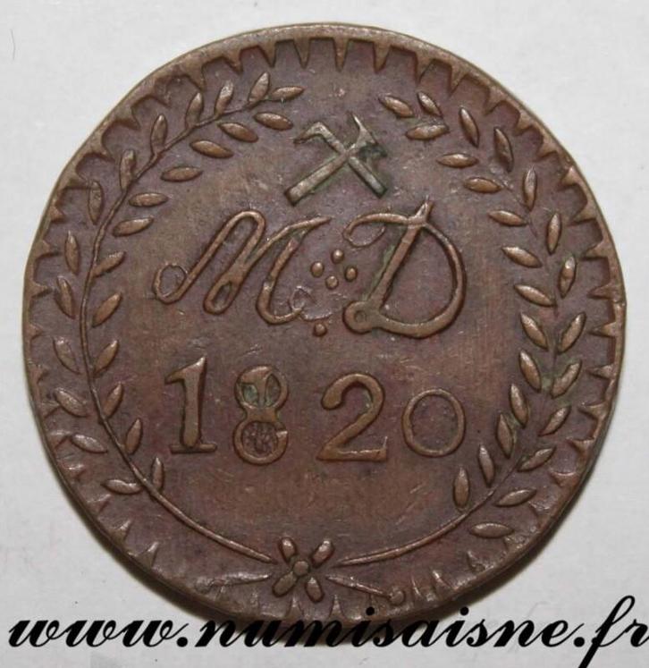 France Aniche 59 30 Sols 1820 Minen, Postzegels en Munten, Munten | Nederland, Verzenden