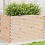 vidaXL Plantenbak 110x60x68,5 cm massief grenenhout, Verzenden, Nieuw, Hout