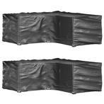vidaXL Tuinmeubelhoezen L-vormig 2 st 16 oogjes 215x215x70, Verzenden, Nieuw