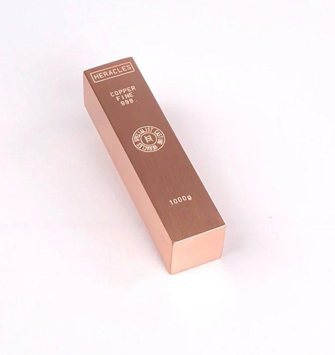 1 kilogram .999 - Copper - Fonderie Heracles - France -, Postzegels en Munten, Edelmetalen en Baren