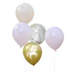 Ballonnen Prinsessen Unicorn 30cm 12st, Nieuw, Verzenden