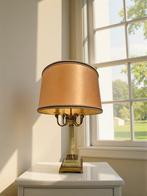 Lamp - Bouilotte - Messing, Marmer, Zijde