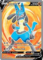 Lucario V swsh213 Sword&Shield Promos, Hobby en Vrije tijd, Verzamelkaartspellen | Pokémon, Ophalen of Verzenden, Nieuw, Losse kaart