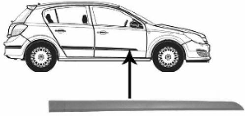 DEURBEKLEDING VOOR OPEL ASTRA H A04 2003-2007 0172721, Auto diversen, Auto-accessoires, Nieuw, Ophalen of Verzenden
