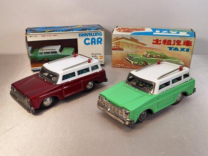 Red China MS - Modelauto - Vintage Metal King Red Travelling, Antiek en Kunst, Antiek | Speelgoed