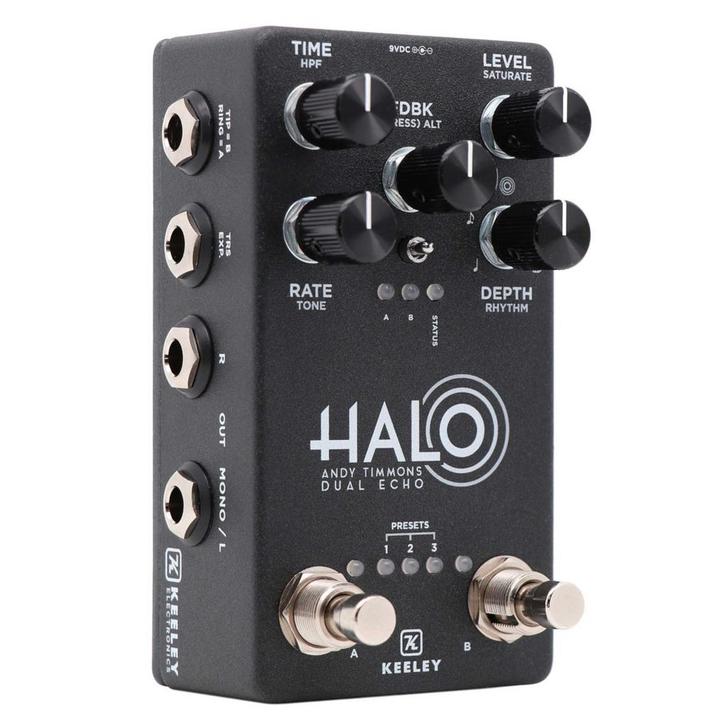 Keeley Halo Andy Timmons Dual Echo delay pedaal voor gitaar, Muziek en Instrumenten, Versterkers | Bas en Gitaar, Verzenden