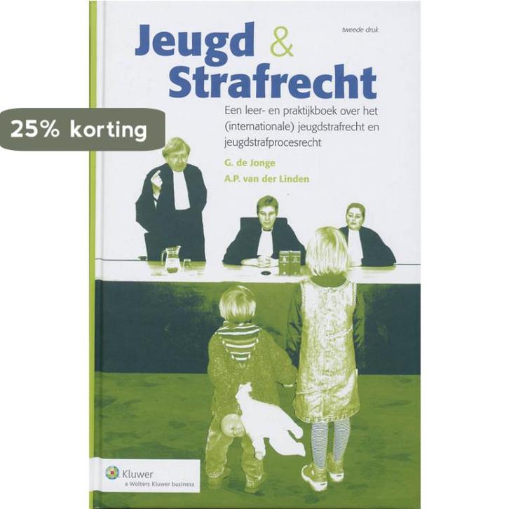 Jeugd en strafrecht 9789013035667 G. de Jonge, Boeken, Wetenschap, Gelezen, Verzenden