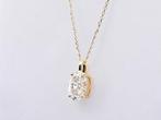 Ketting met hanger - 14 karaat Geel goud - 3.01ct. tw.