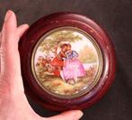 Handgedecoreerd Frans - Pot - Hout, Porselein