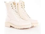 Guess Olone - Veterboots - Wit Leer - Maat 41, Verzenden, Zo goed als nieuw