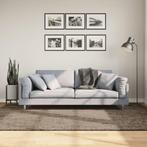 vidaXL Vloerkleed ISTAN hoogpolig glanzend 160x230 cm grijs, Huis en Inrichting, Verzenden, Nieuw, Grijs