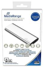 MediaRange | SSD | Extern | 120 GB | USB-C, Audio, Tv en Foto, Fotografie | Geheugenkaarten, Verzenden, Nieuw
