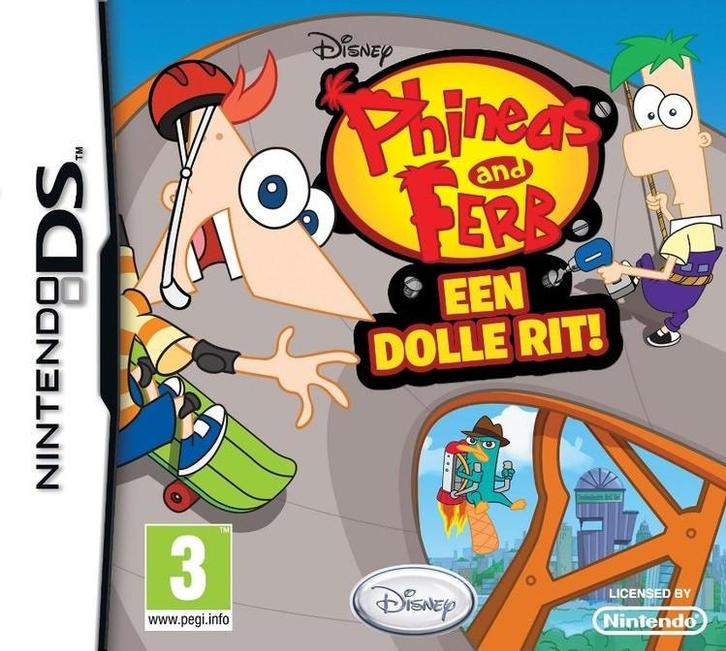 Phineas & Ferb Een Dolle Rit (Nintendo DS), Spelcomputers en Games, Games | Nintendo DS, Gebruikt, Verzenden