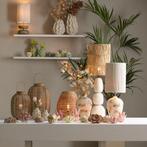 2dekans | Light & Living Tafellamp Danialo - Naturel - Ø22cm, Ophalen of Verzenden, Zo goed als nieuw