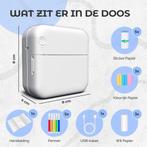 Mini Printer voor Mobiel - Standaard Afdrukresolutie (200, Computers en Software, Printers, Ophalen of Verzenden, Zo goed als nieuw