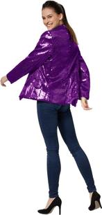 2dekans | dressforfun - Paillettenjas dames lila S -, Ophalen of Verzenden, Zo goed als nieuw