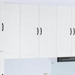 vidaXL Keukenkast aan de muur met plank Hoogglans wit 80 x, Huis en Inrichting, Keuken | Keukenelementen, Verzenden, Nieuw, Wit