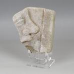 Oud-Romeins Marmer Fragment van een reliëf met hoofd in