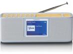 Lenco PDR-046GY - Eco DAB Radio met Bluetooth - Wit/Bamboe, Verzenden, Nieuw