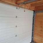 Zwarte sectionaal garapoort b.v 250x215 € 820 ! garagedeur, Ophalen of Verzenden, Nieuw, Metaal, Garagedeur