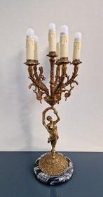 Bronzen Chateau stijl Tafellamp Met Klassieke Uitstraling -