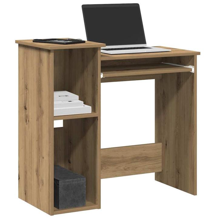 vidaXL Bureau met schappen 84x40x78 cm bewerkt hout, Huis en Inrichting, Bureaus, Nieuw, Verzenden