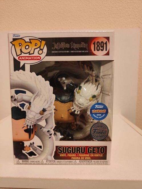 Funko - Funko Pop Lotto jujutsu kaisen Suguru Geto with, Antiek en Kunst, Antiek | Speelgoed