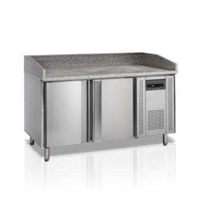 RVS Pizzatafel | 2 deurs | 400x600 mm HorecaTraders, Zakelijke goederen, Horeca | Keukenapparatuur, Verzenden