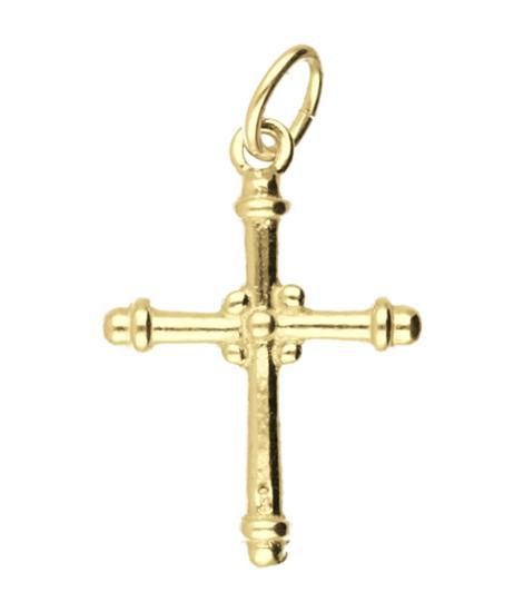 Gouden Kruis bewerkt ketting hanger, Sieraden, Tassen en Uiterlijk, Kettinghangers, Verzenden