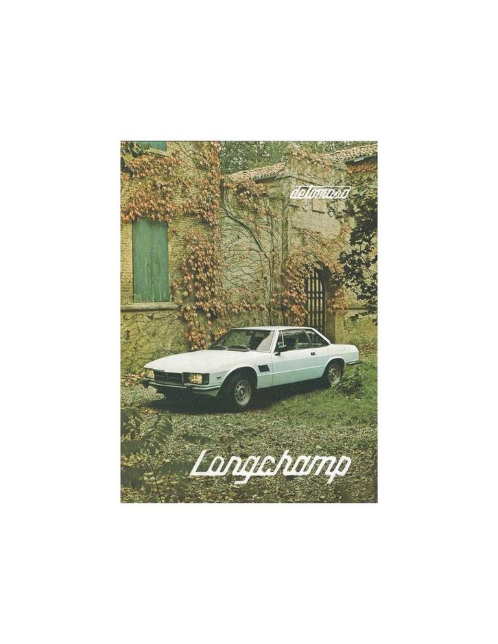 1979 DE TOMASO LONGCHAMP BROCHURE, Boeken, Auto's | Folders en Tijdschriften
