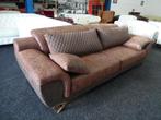 SALE !!! Nieuw Exemplaar !! 3 zits Bruin Lounge // Slaapbank, Nieuw, Chesterfield, Rechte bank, Ophalen