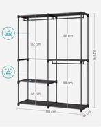 Open Kledingkast met 3 Roedes en Planken  Vrijstaand en Ruim, Verzenden, Nieuw