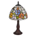 Tiffany tafellamp – Kolibrie &amp; Bloemen – Ø 20 × H 36 cm, Huis en Inrichting, Verzenden, Nieuw