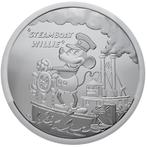 Fiji - Steamboat Willie - Mickey Mouse - 1 oz 2024, Verzenden, Losse munt, Zilver