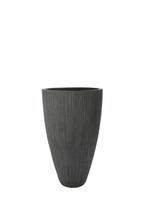 Plantenbak Fiberclay  Ø 41 x H 65 cm Antraciet, Nieuw, Rond, Verzenden