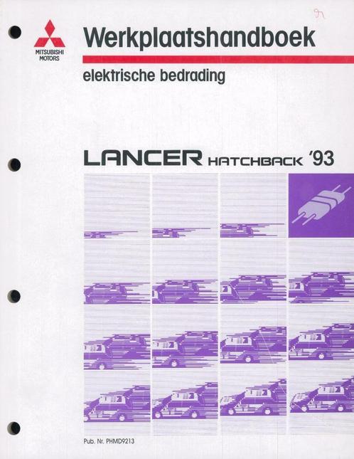 Mitsubishi Lancer elektrische bedrading werkplaatshandboek, Auto diversen, Handleidingen en Instructieboekjes, Verzenden