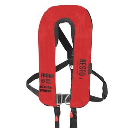 Besto SOLAS Automatisch Reddingsvest 220N Twin Chamber Rood, Watersport en Boten, Watersportkleding, Nieuw, Ophalen of Verzenden