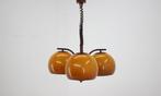 Plafondlamp - acryl - Een drie-lamp Space Age-stijl hanglamp, Antiek en Kunst