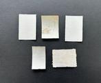China 1967/1968 - 5 stuks W-serie postzegels met gebreken -, Gestempeld