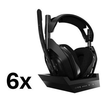 Partij 6x Logitech G ASTRO A50 – Draadloze Gaming Headset beschikbaar voor biedingen