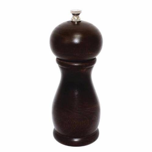 Peper of zoutmolen - donker hout Olympia - 15cm, Zakelijke goederen, Horeca | Keukenapparatuur, Nieuw in verpakking, Verzenden