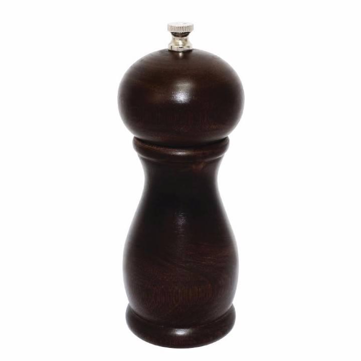 Peper of zoutmolen - donker hout Olympia - 15cm, Zakelijke goederen, Horeca | Keukenapparatuur, Nieuw in verpakking, Verzenden
