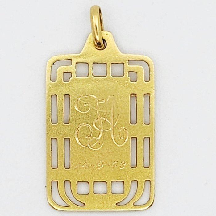 Hanger - 18 karaat Geel goud, Sieraden, Tassen en Uiterlijk, Antieke sieraden