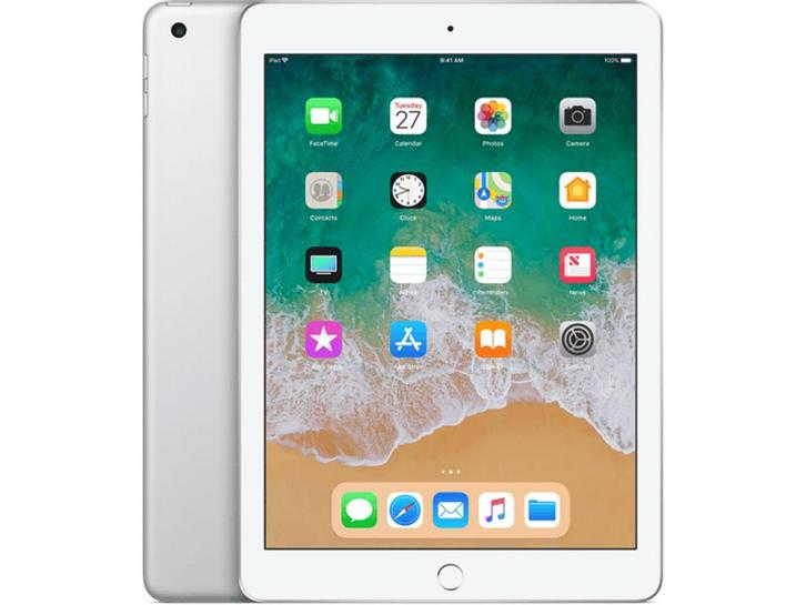 Apple iPad 6 (2018) - Tablet - 128GB Wi-Fi - Zilver, Computers en Software, Apple iPads, Zo goed als nieuw, Verzenden